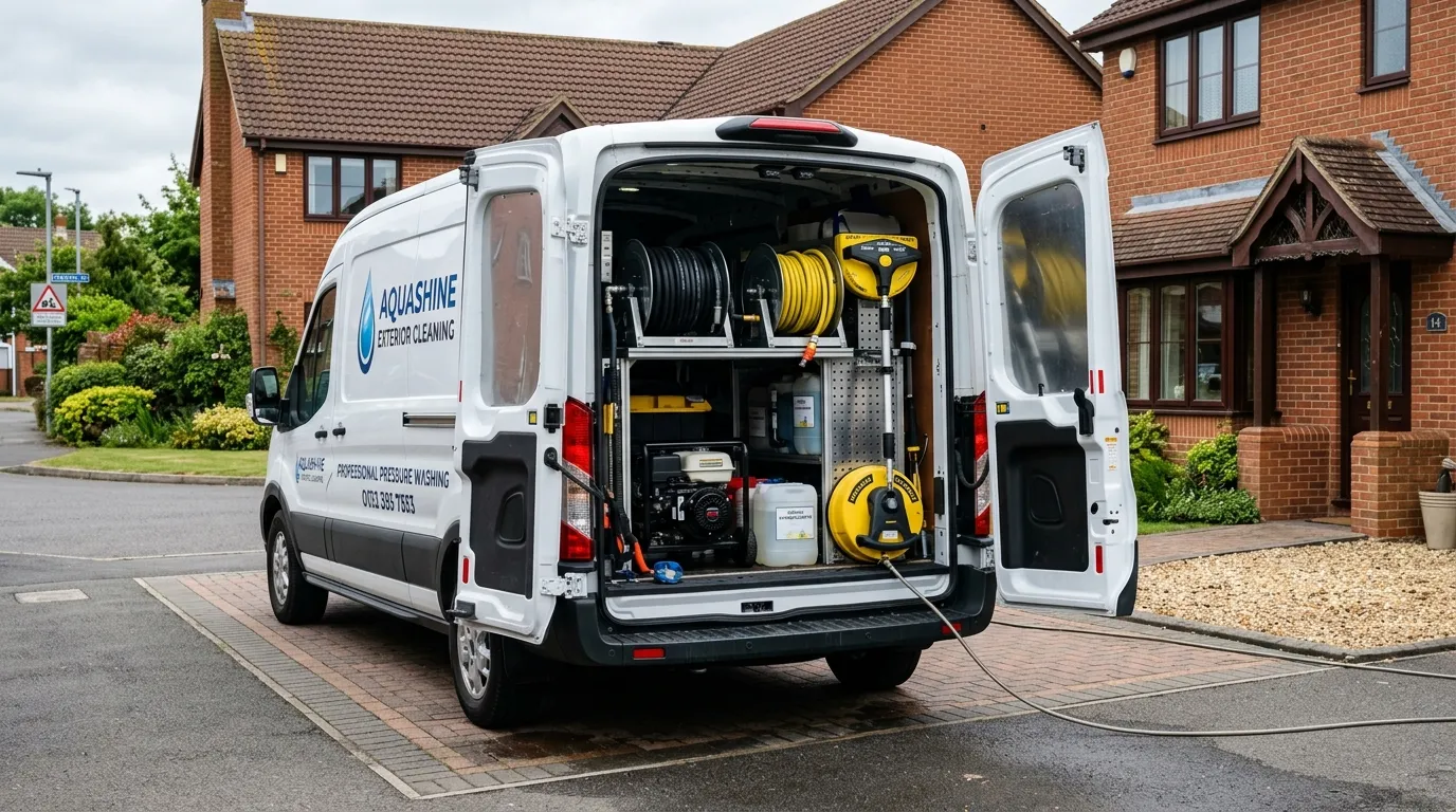 Commercial Exterior Cleaning Trade Van Rig